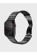 Strova 系列 Apple Watch 304不鏽鋼錶鏈帶 45/44/42mm (黑色)