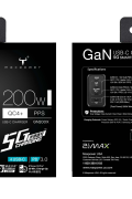 牛魔王 GN200X 200W 4 位 GaN USB 充電器