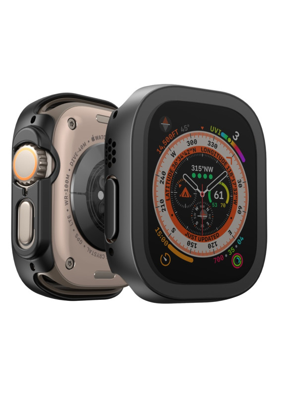 SKINARMA Gado系列 Apple Watch Ultra 49mm 9H高清防指防刮保護殼