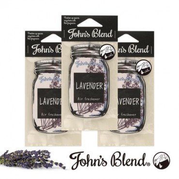 日本John′s Blend - 香薰片掛飾〈恬靜薰衣草3入組〉