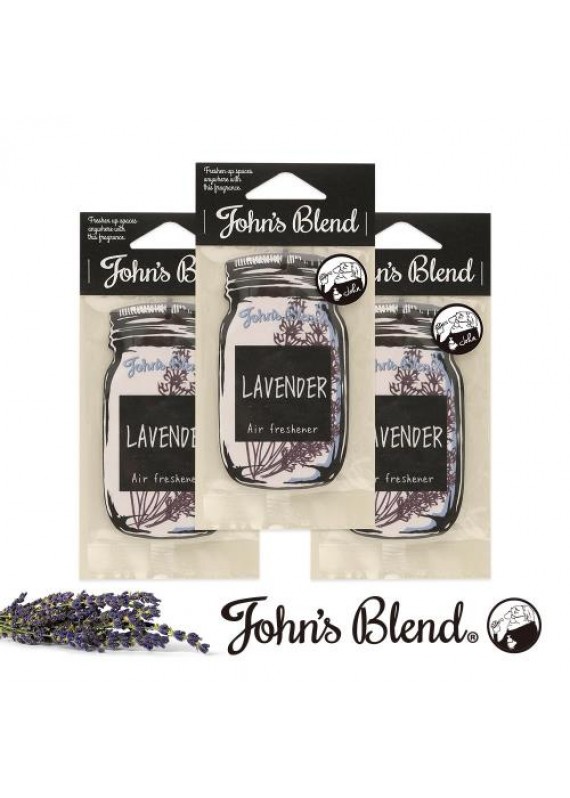 日本John′s Blend - 香薰片掛飾〈恬靜薰衣草3入組〉